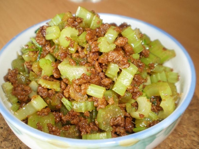 芹菜肉松