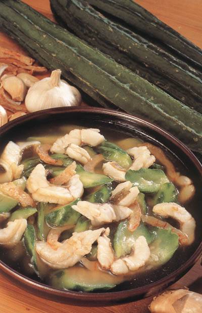 桂鱼虾干泡丝瓜