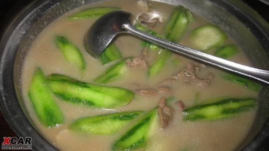 黄瓜鸡杂汤