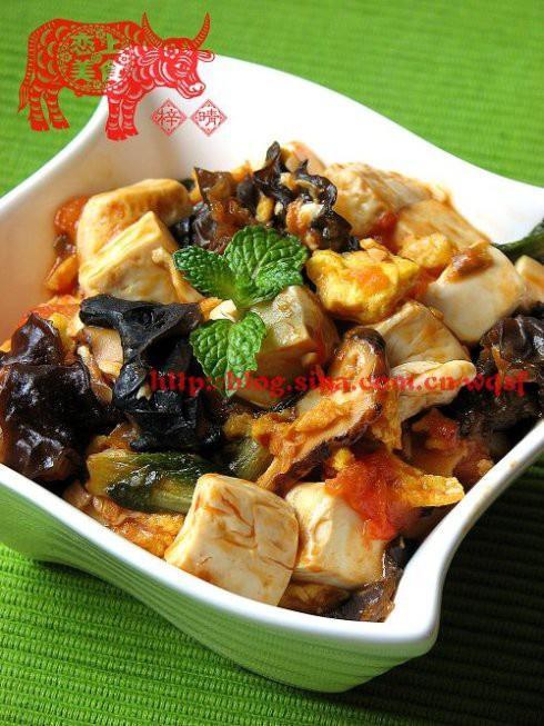 三鲜冰豆腐