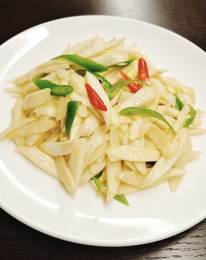 素炒茭白丝