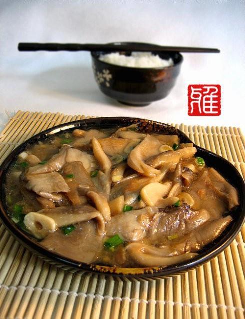 蚝油焖平菇